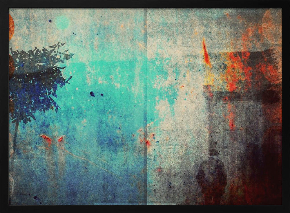 Einbahnstraße (Schatten) | Poster - Kunstdruck
