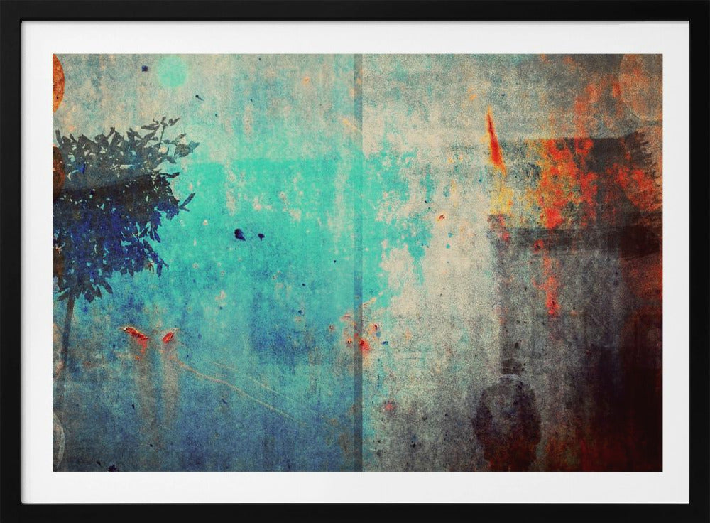 Einbahnstraße (Schatten) | Poster - Kunstdruck