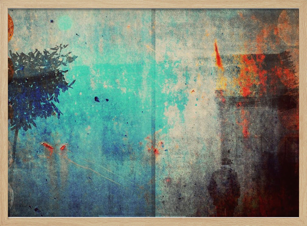 Einbahnstraße (Schatten) | Poster - Kunstdruck