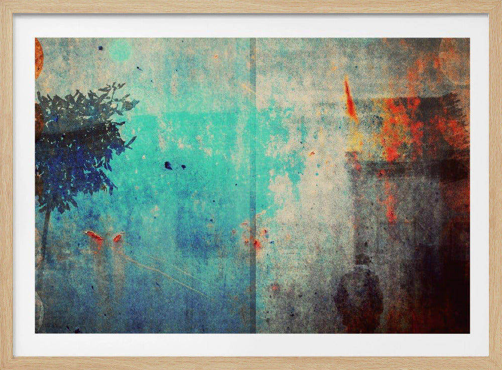 Einbahnstraße (Schatten) | Poster - Kunstdruck