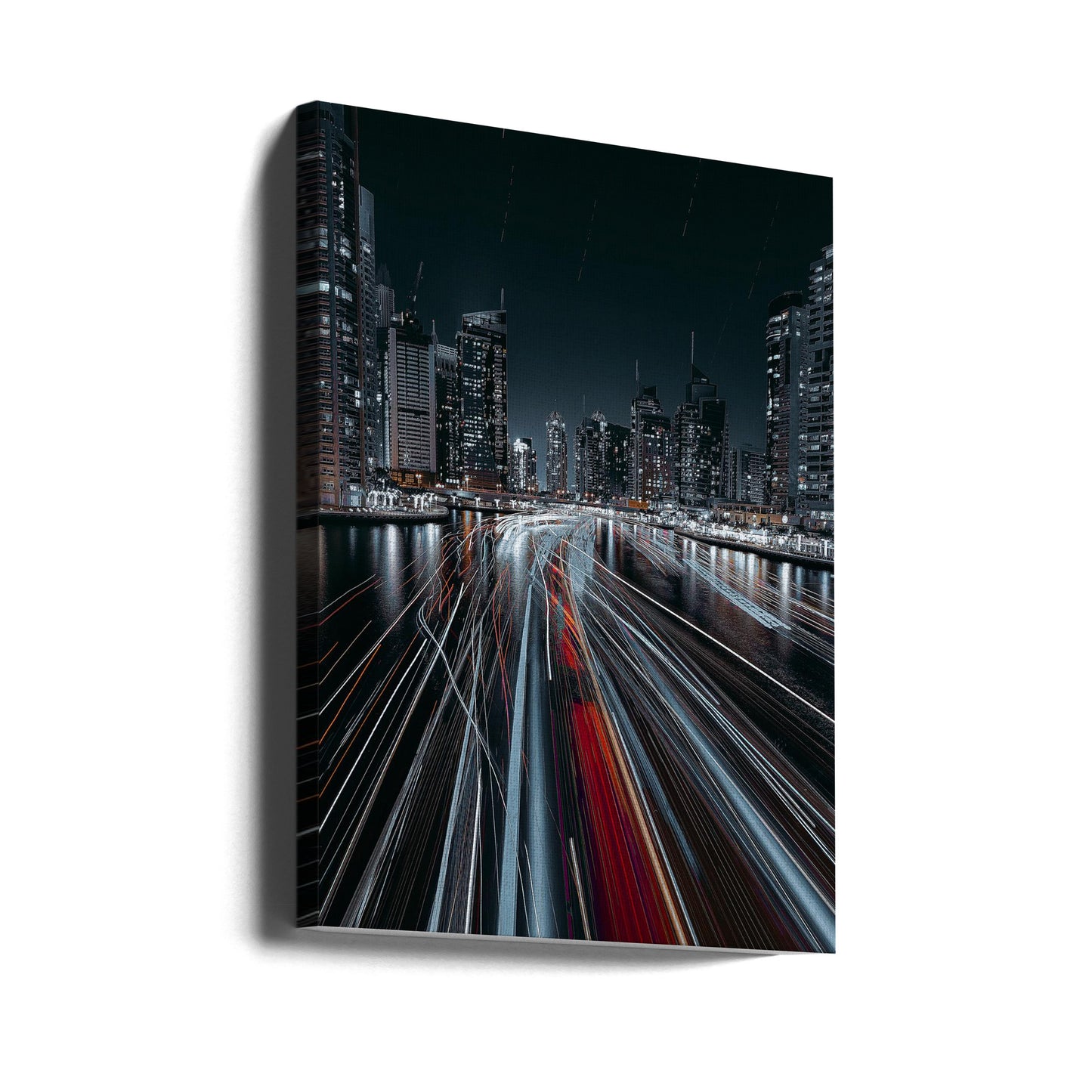 Stau im Dubai-Kanal | Leinwand-Bilder