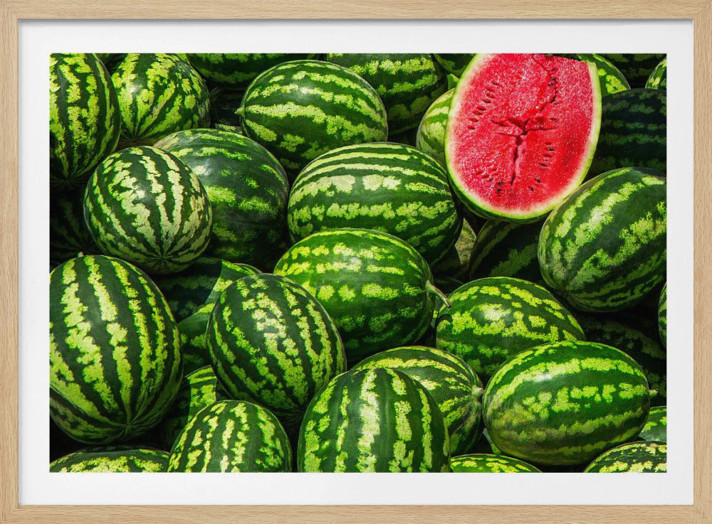 Rouge en vert | Posters - Affiche Artistique