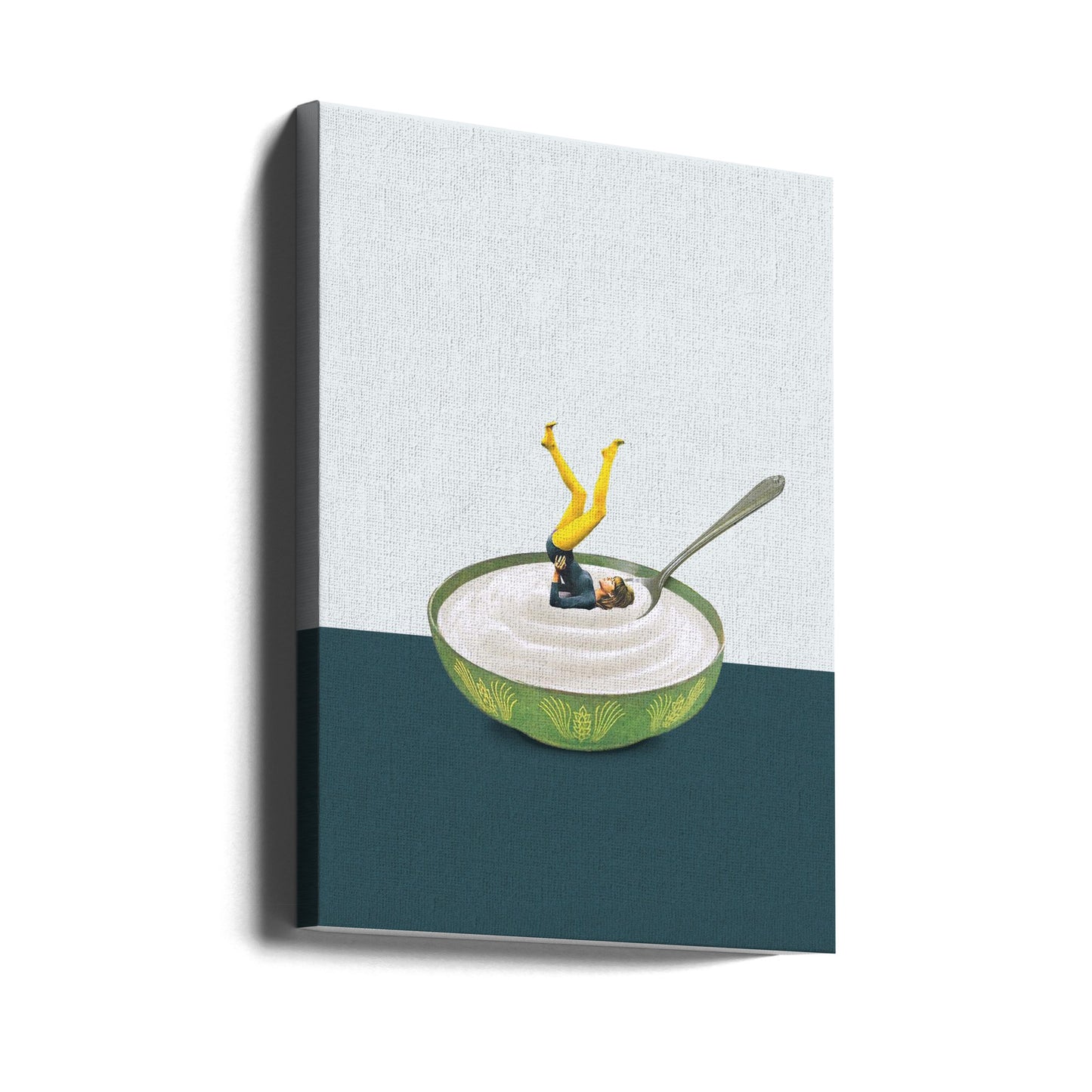 Yoga in mijn yoghurt | Canvasprints