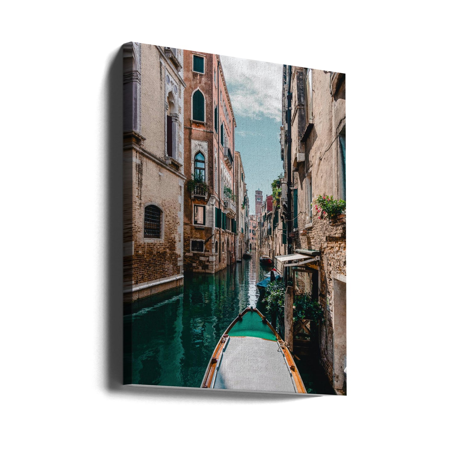 Båt på floden | Canvas