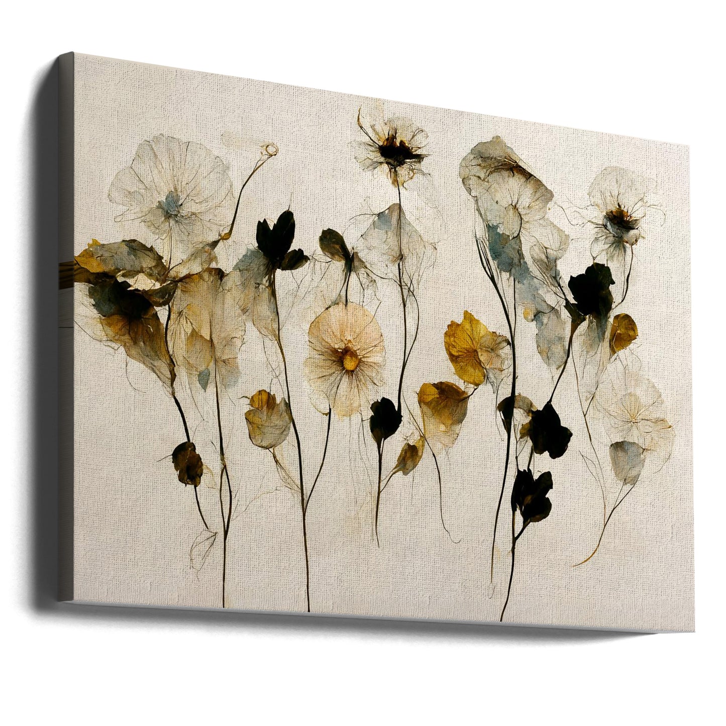 Vackra torkade blommor | Canvas