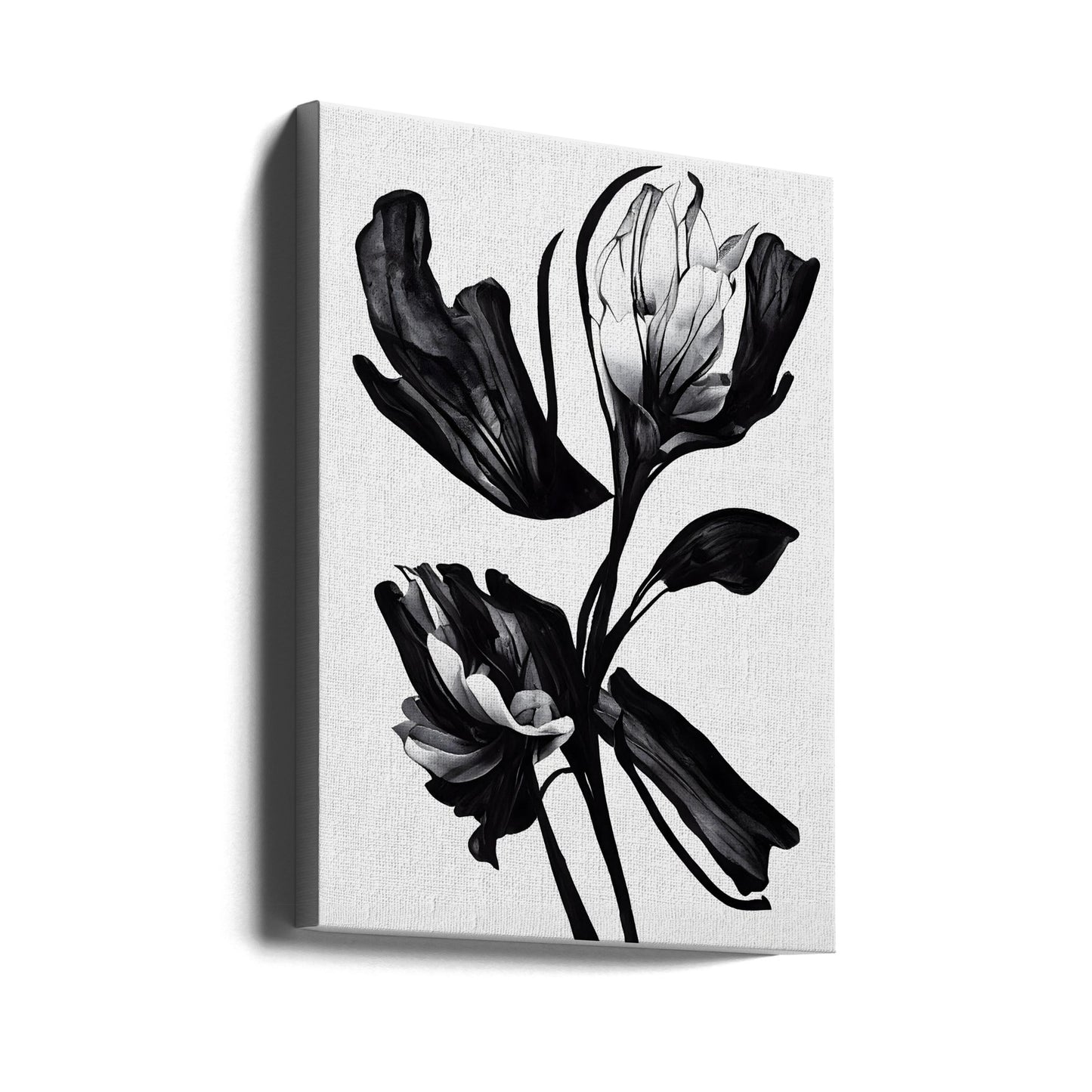 Fleur noire | Tableaux sur Toile