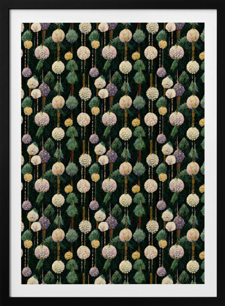 Festliga tallornament | Poster