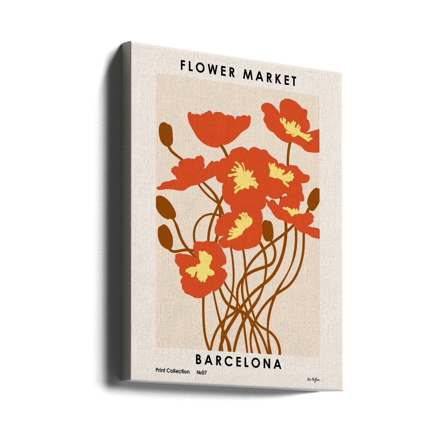 Blomstermarknaden. Barcelona | Canvas