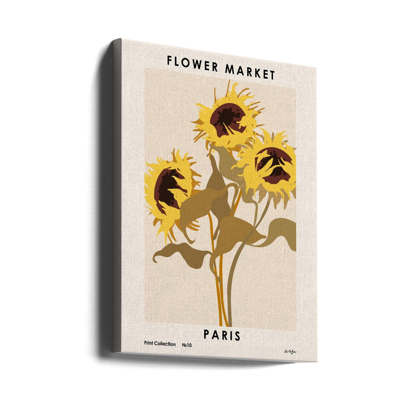 Marché aux fleurs. Paris | Tableaux sur Toile