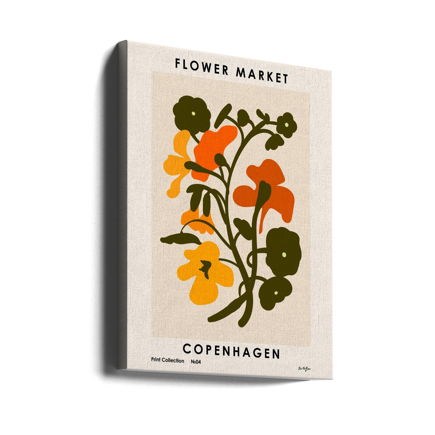 Marché aux fleurs. Copenhague | Tableaux sur Toile