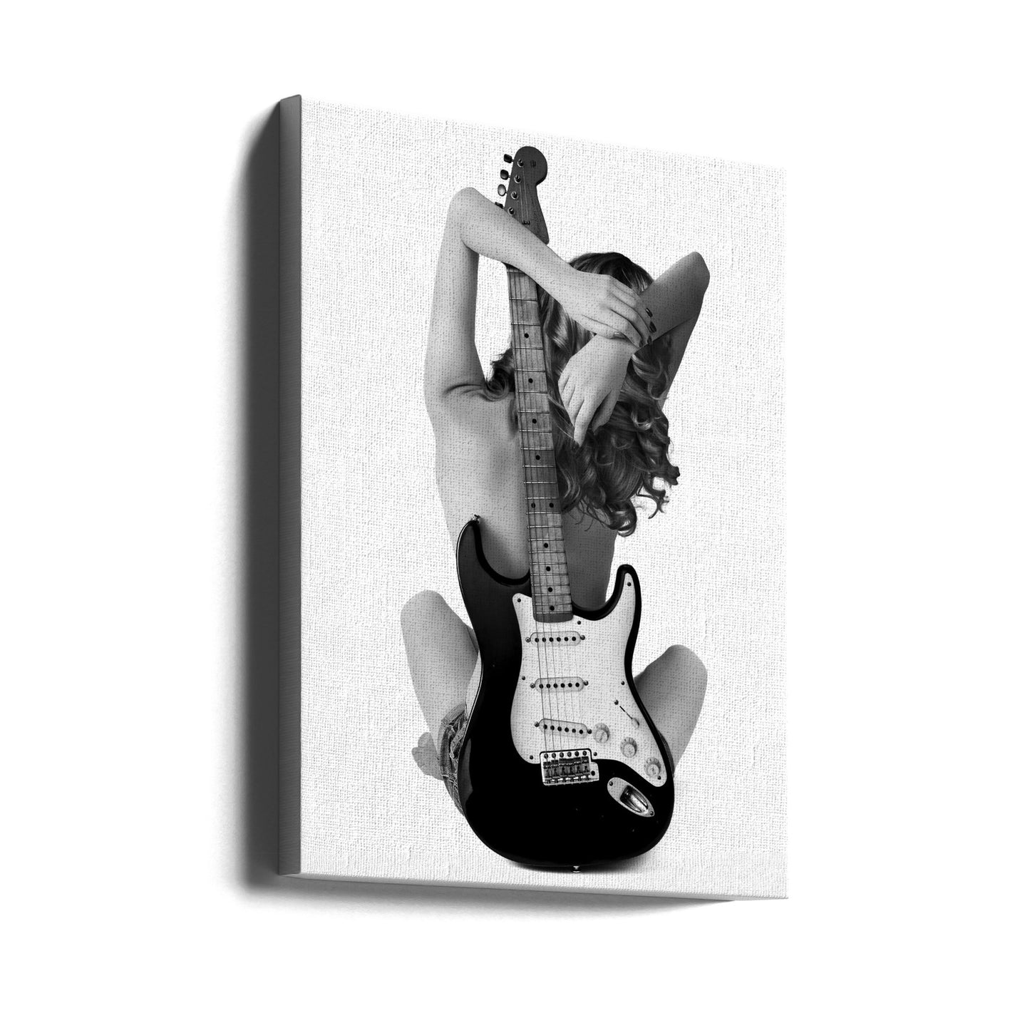 Lady en de Strat | Canvasprints