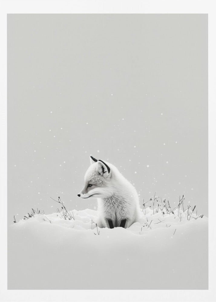 Winter Fox's Gaze | Poster