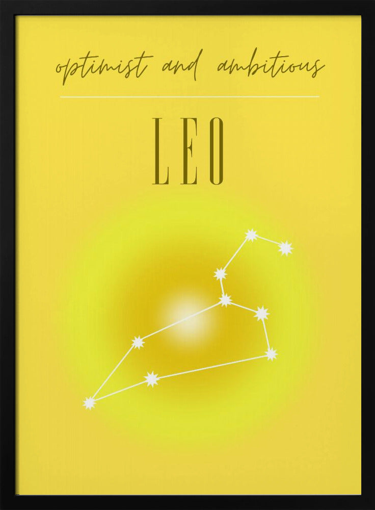Löwe Sternzeichen Druckkunst | Poster