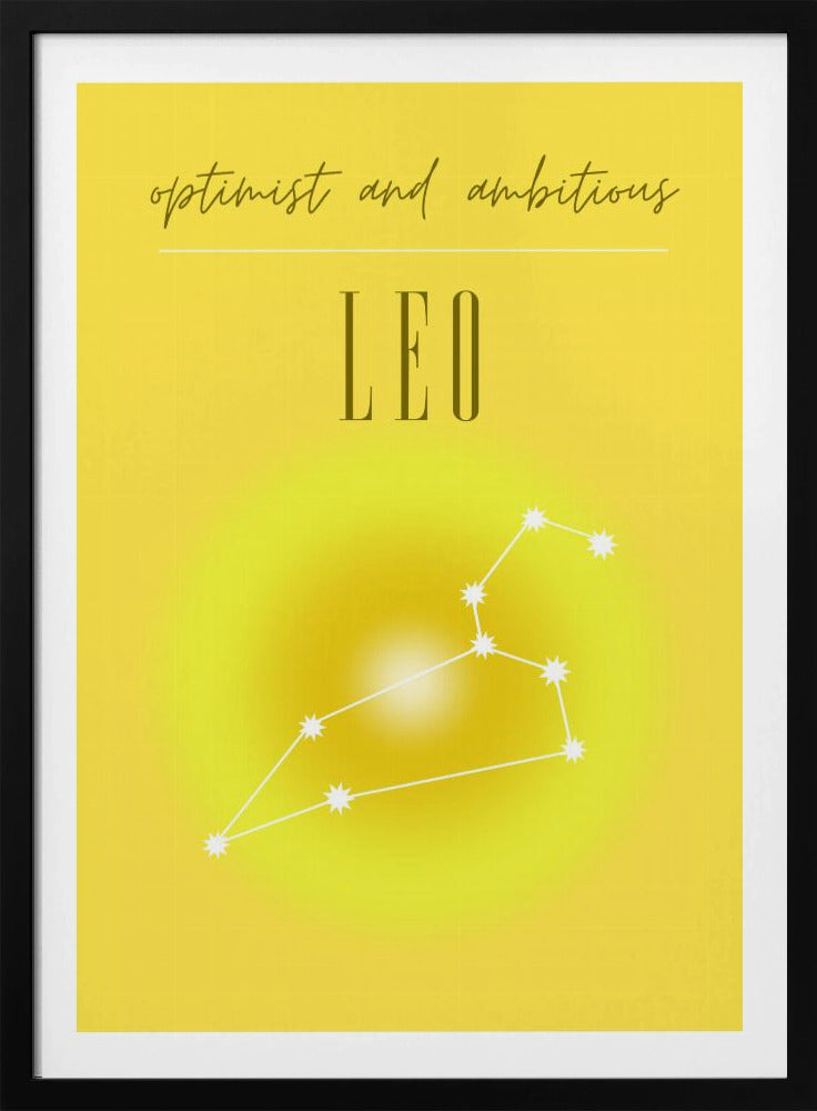 Löwe Sternzeichen Druckkunst | Poster
