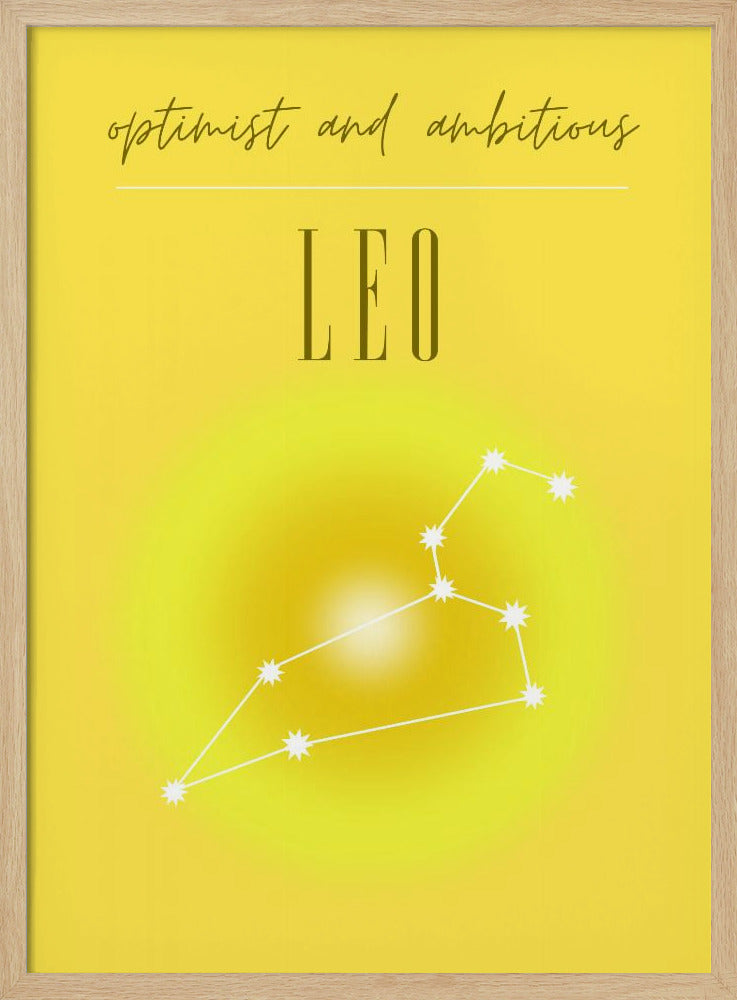 Löwe Sternzeichen Druckkunst | Poster