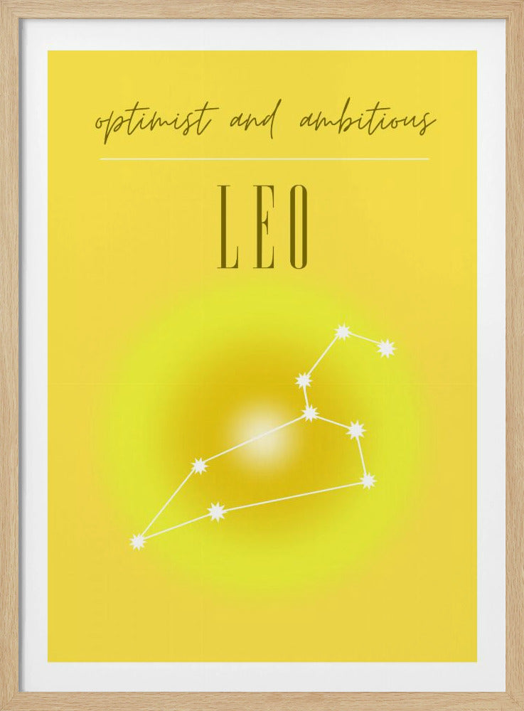 Löwe Sternzeichen Druckkunst | Poster