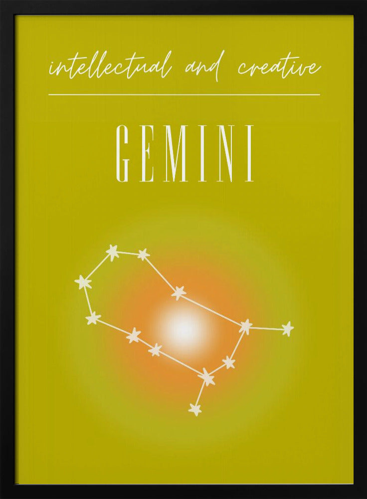 Gemini Zodiac Print Art | Poster