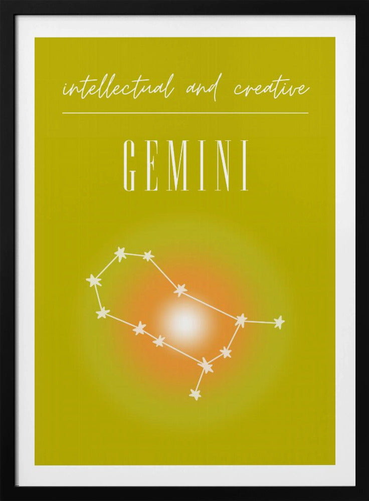 Gemini Zodiac Print Art | Poster