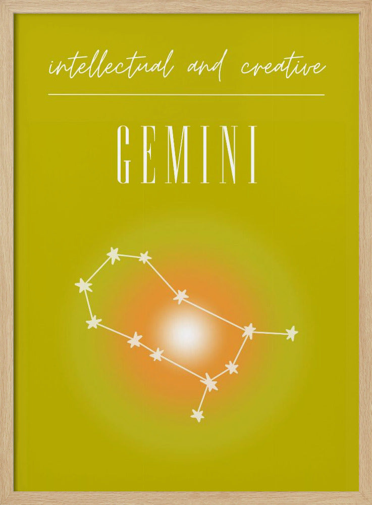 Gemini Zodiac Print Art | Poster