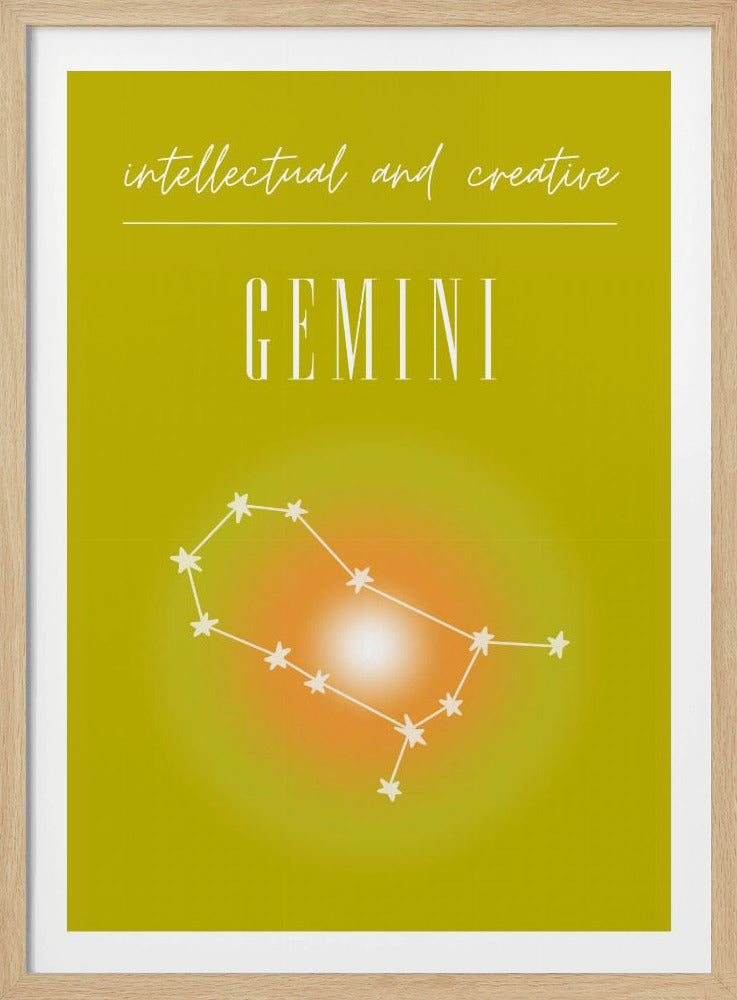 Gemini Zodiac Print Art | Poster