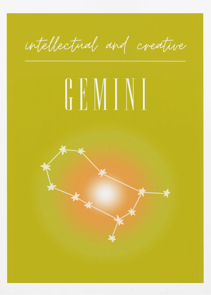 Gemini Zodiac Print Art | Poster