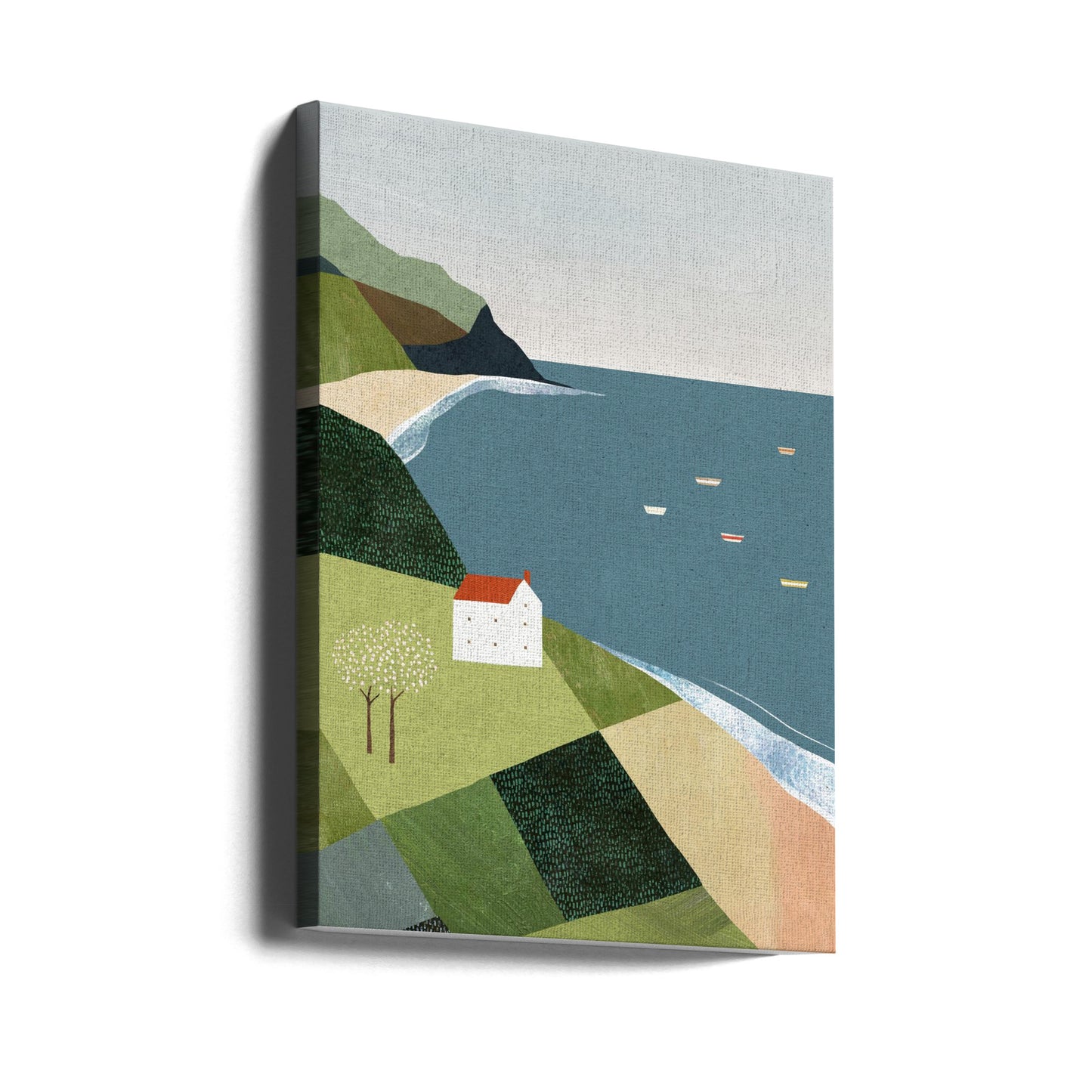 House on the Cliff | Canvas