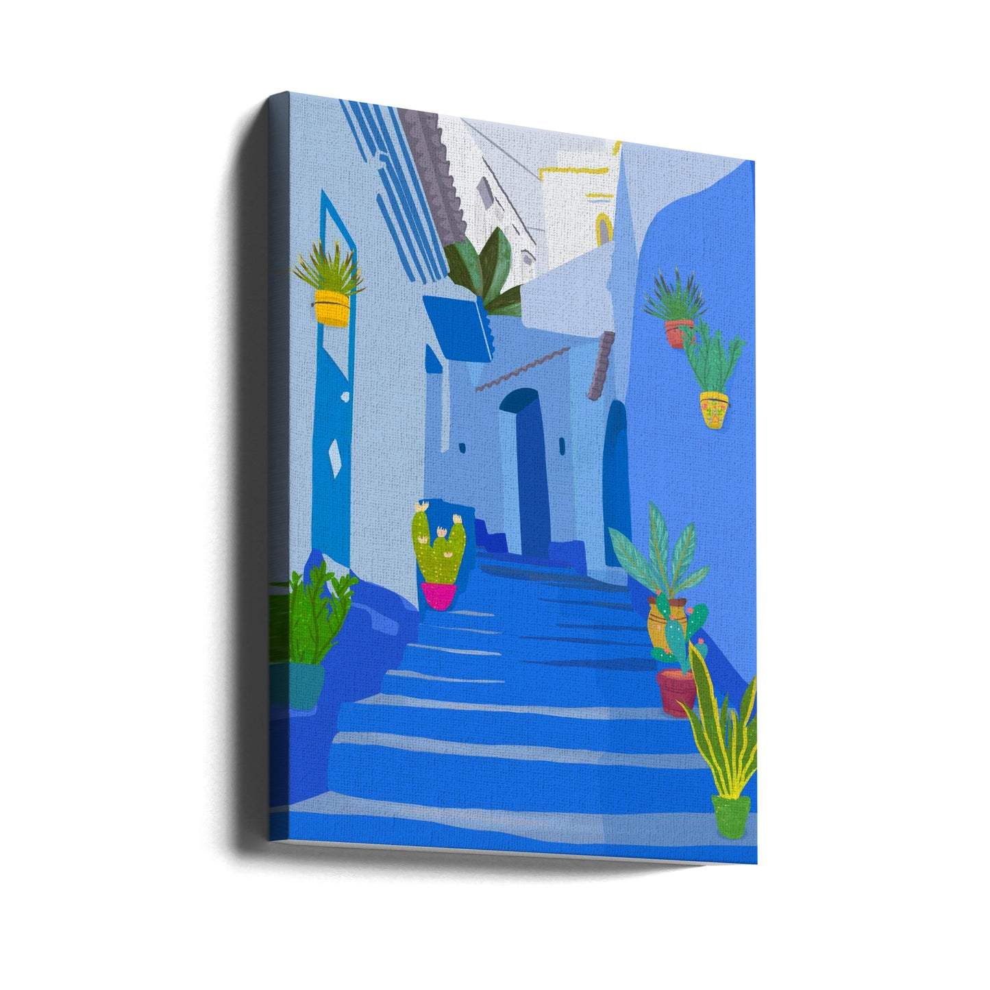 Città blu | Stampe su Tela