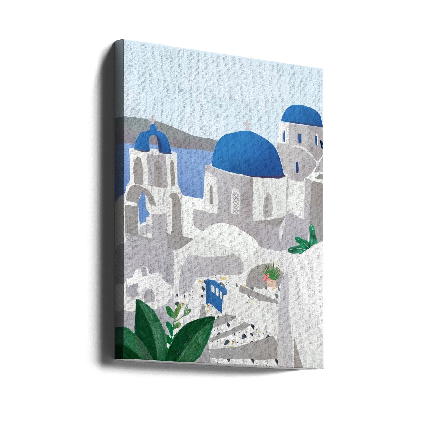 wyspa Santorini | Wydruki na łótnie