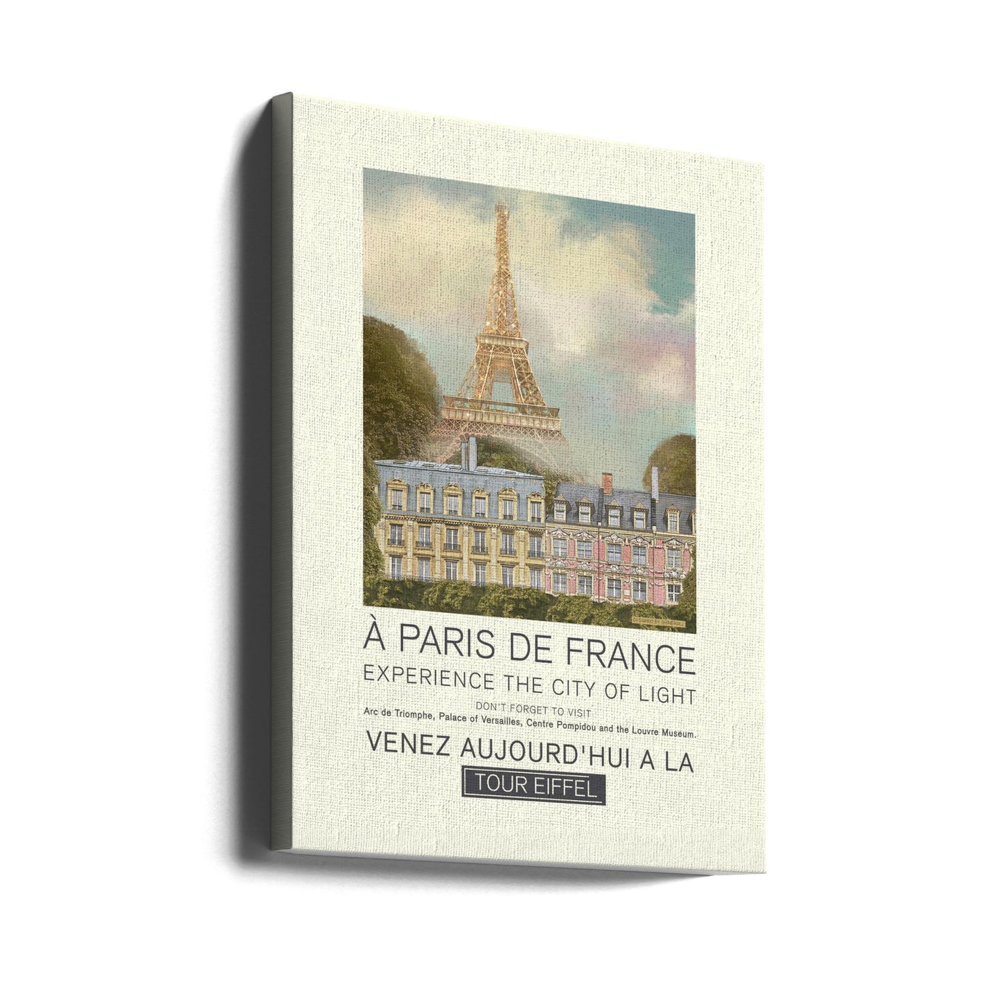 Pariisin retroprintti | Canvastaulut