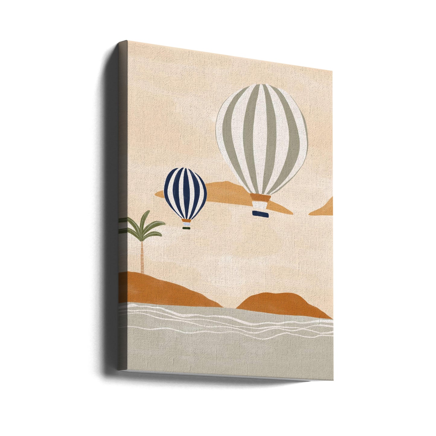 Montgolfières dans le dessert | Tableaux sur Toile