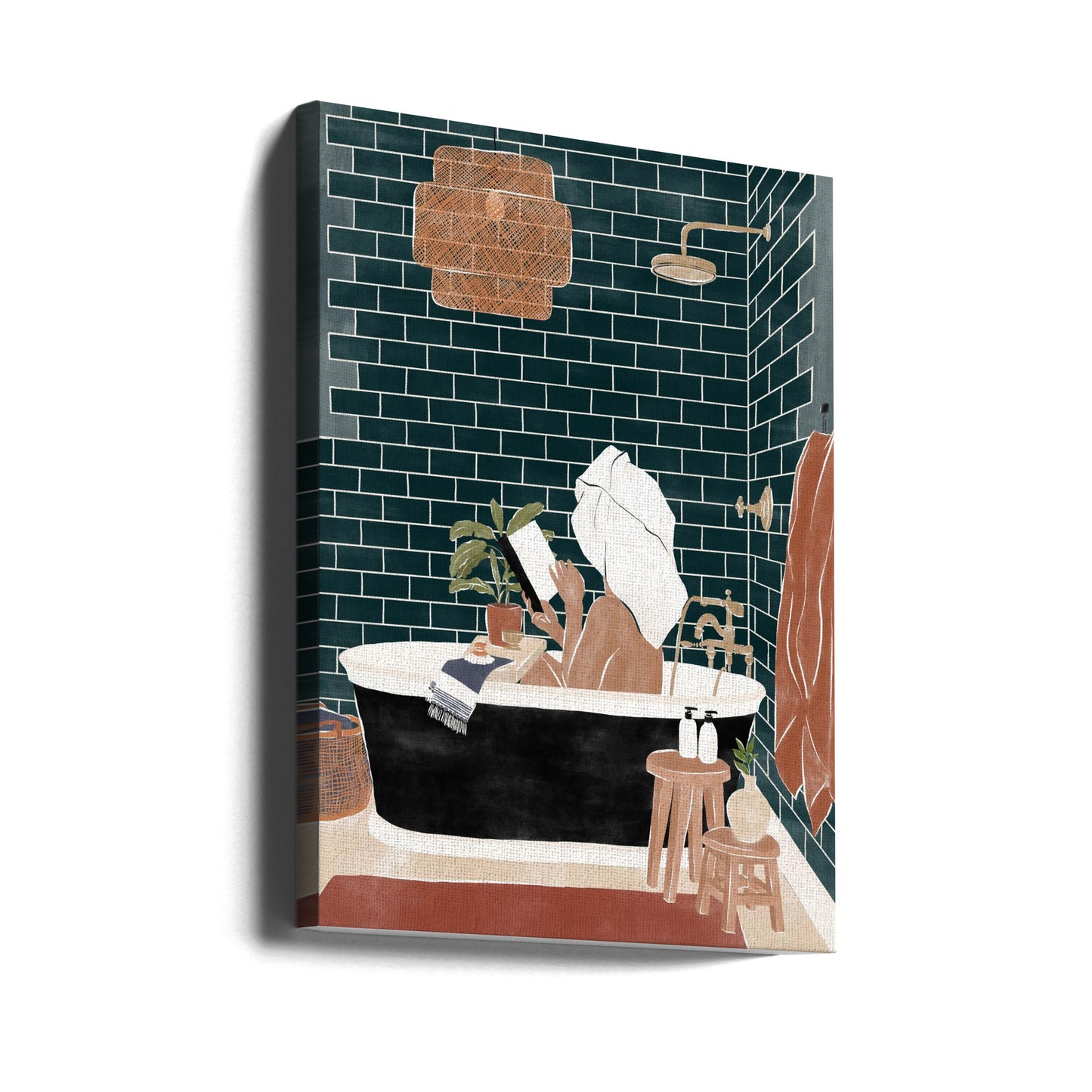 Badezimmer-Babe | Leinwand-Bilder