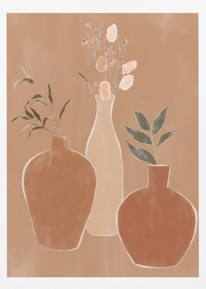 Blumenvasen-Set | Poster