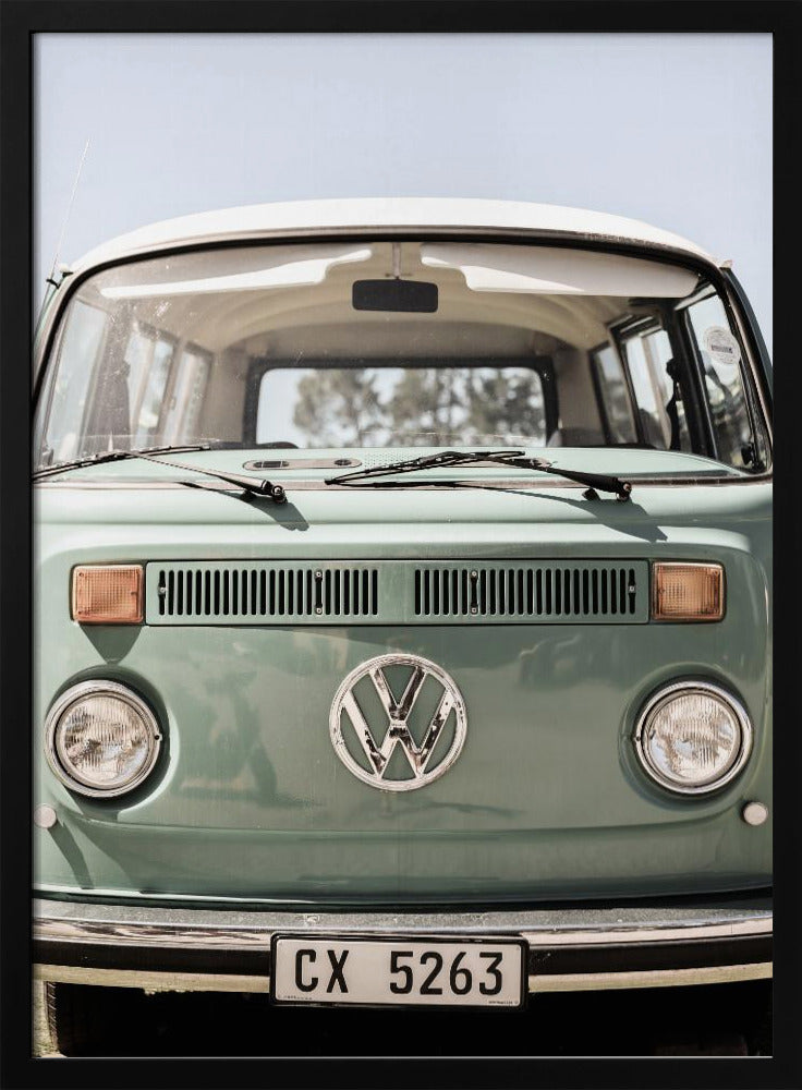 Klassisches Design in sanften Grüntönen Autos | Poster