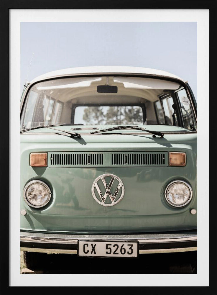 Klassisches Design in sanften Grüntönen Autos | Poster