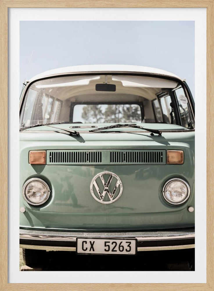 Klassisches Design in sanften Grüntönen Autos | Poster