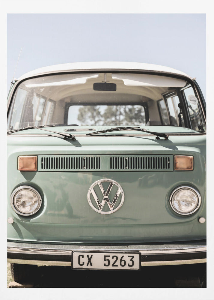 Klassisches Design in sanften Grüntönen Autos | Poster