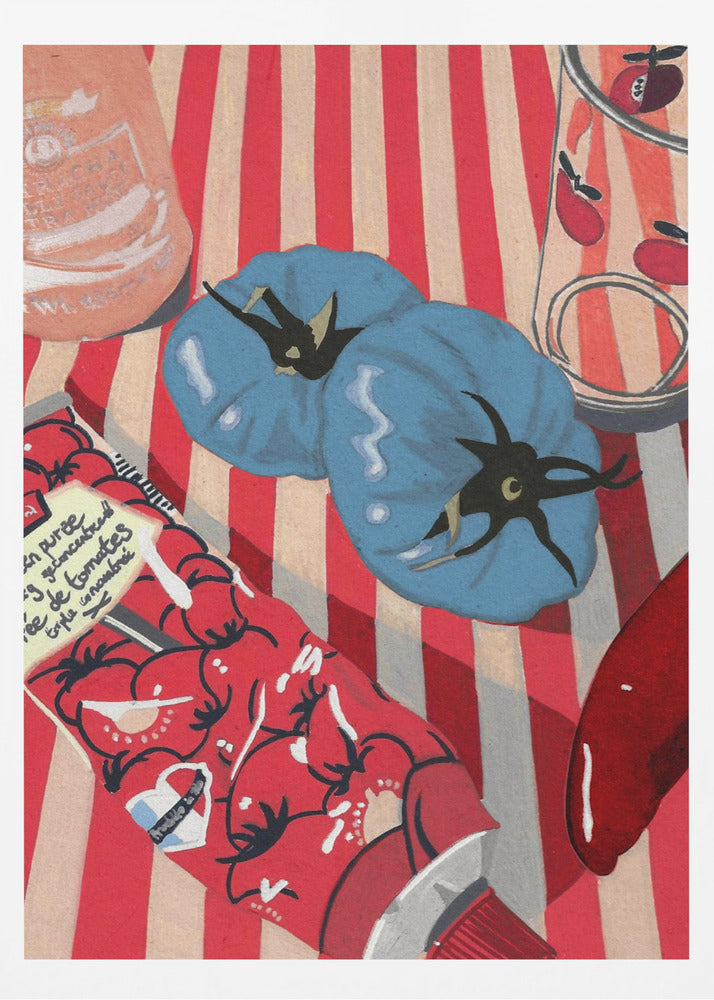 Blue Tomatoes | Poster