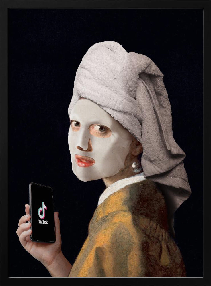 Girl with TikTok | Poster