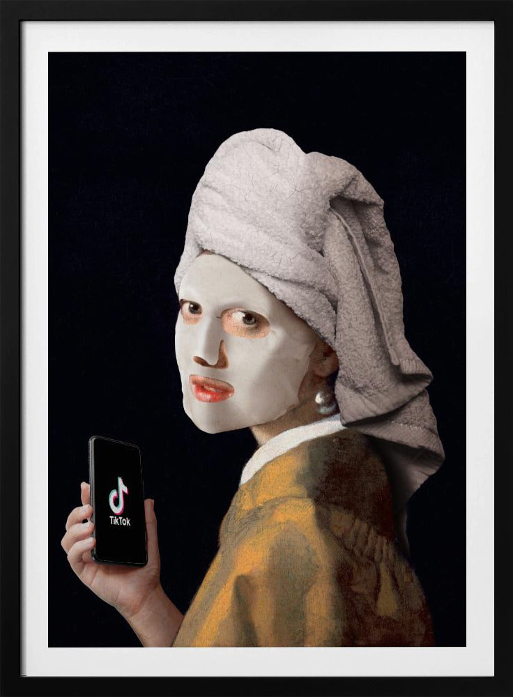 Girl with TikTok | Poster
