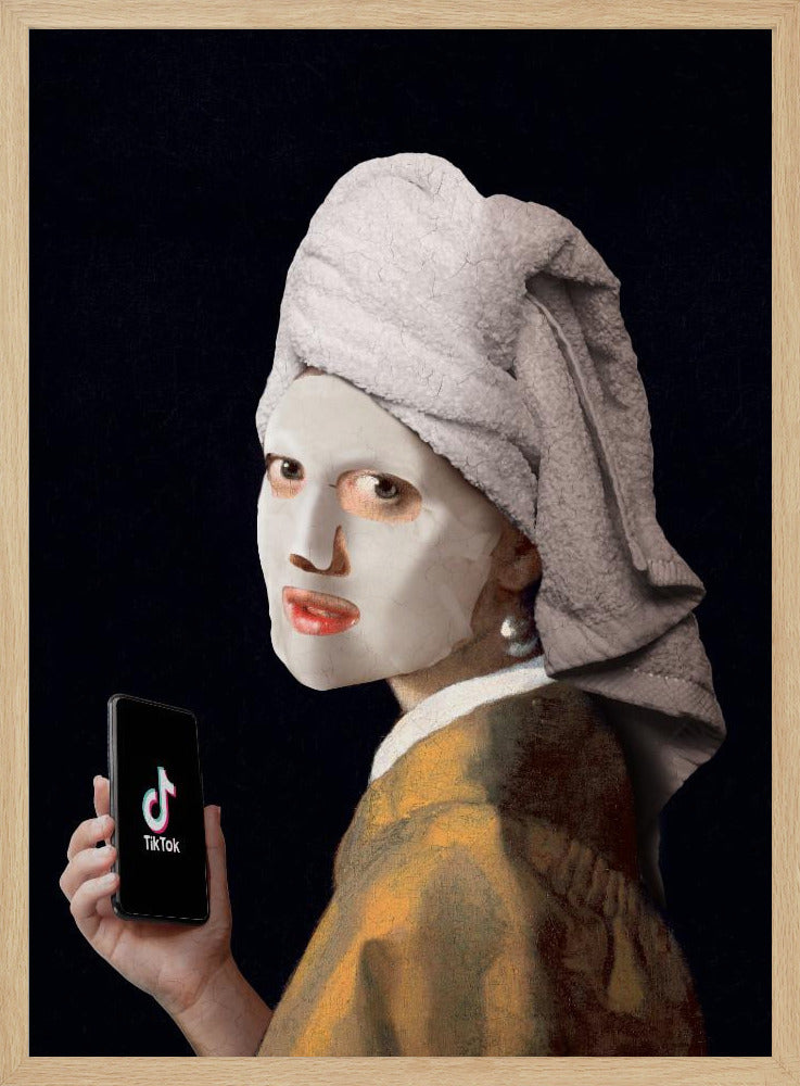 Girl with TikTok | Poster
