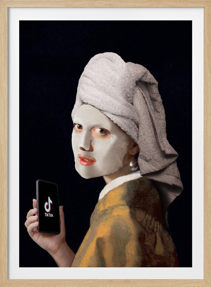 Girl with TikTok | Poster