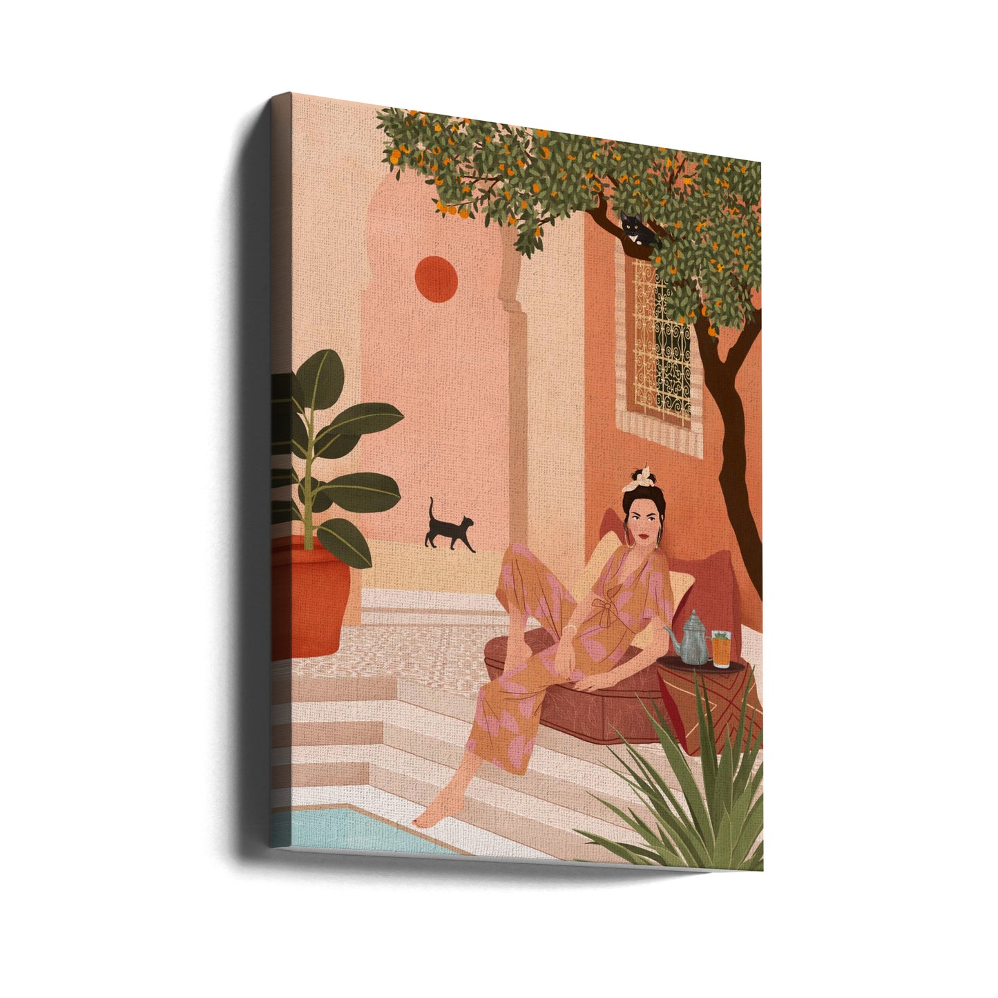 Hemlig trädgård | Canvas