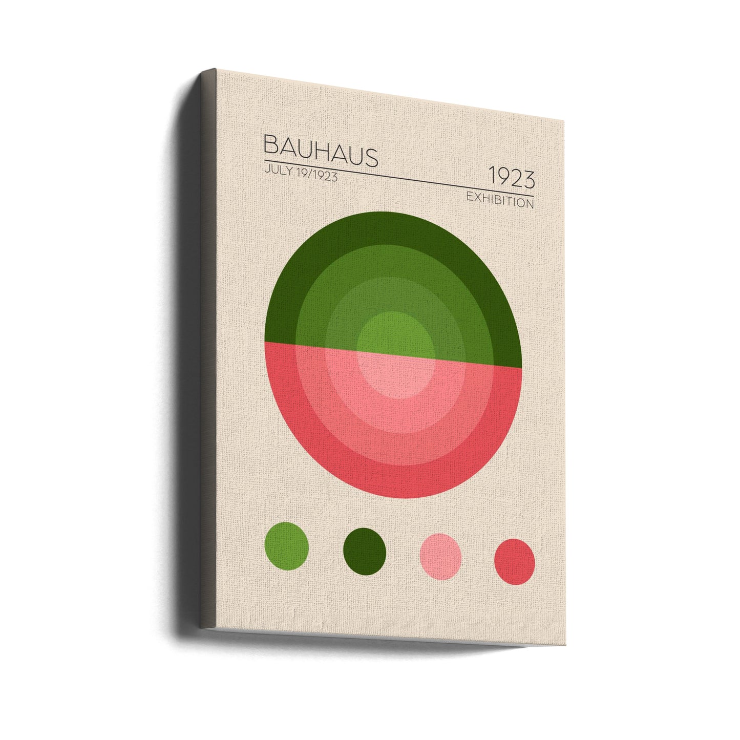 Bauhaus Grön Lägenhet | Canvas