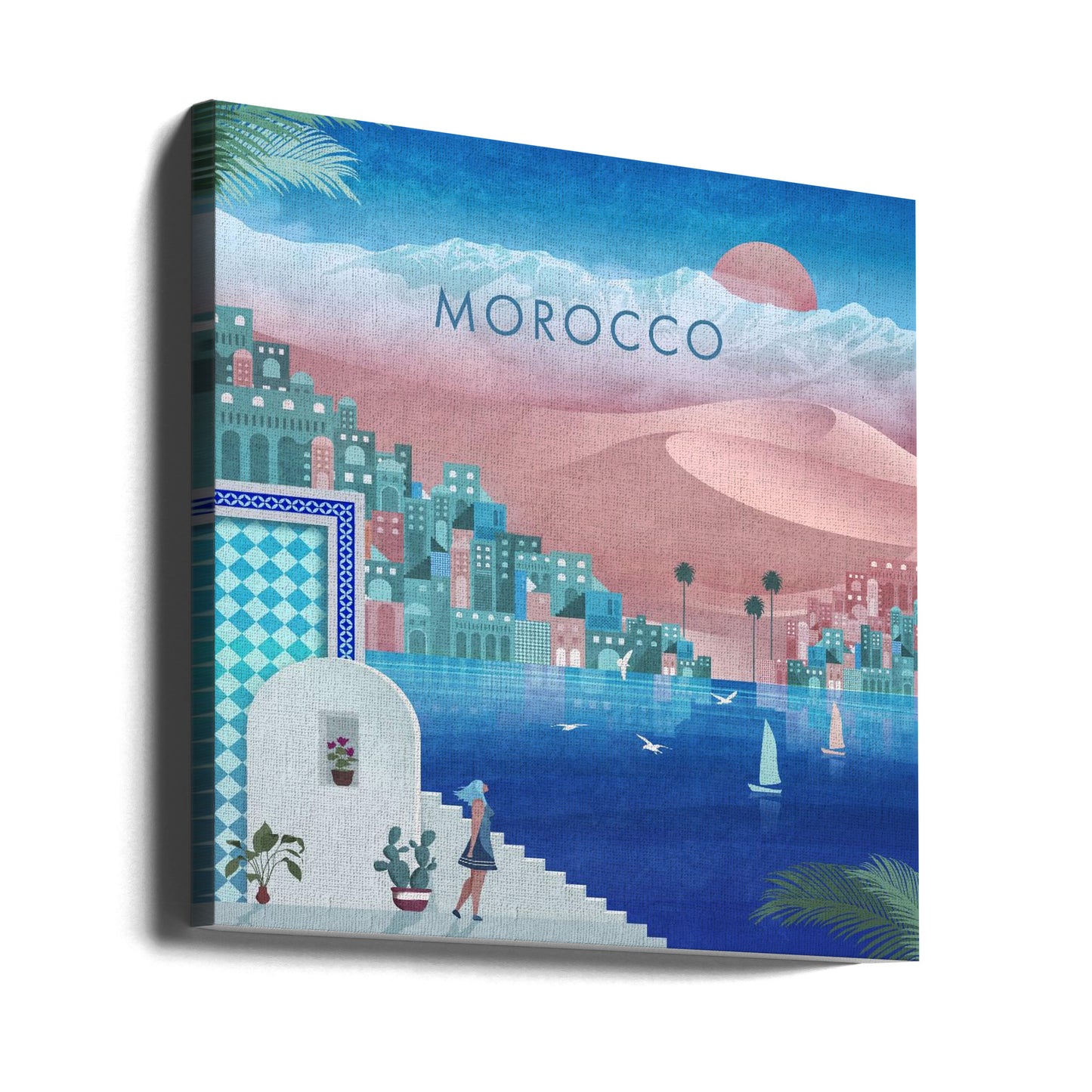 Piazza del Marocco.png | Stampe su Tela