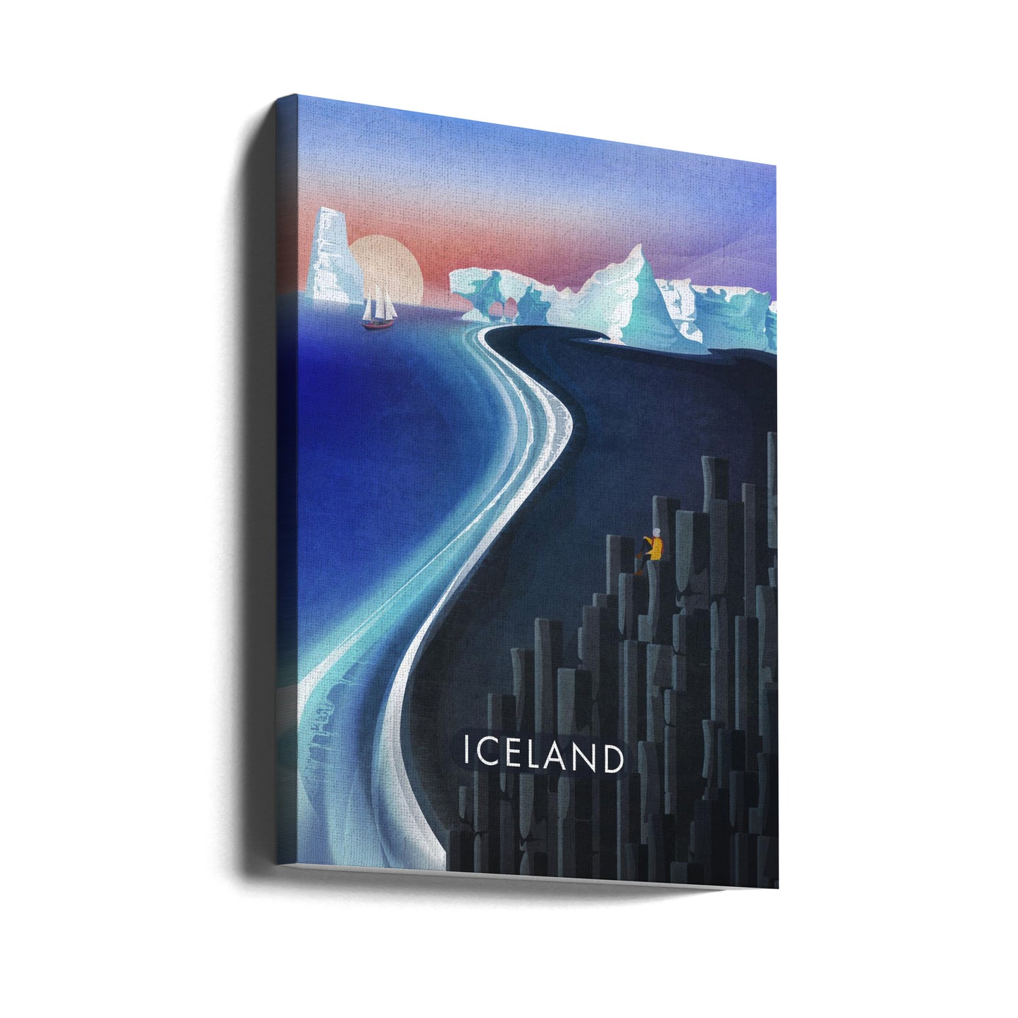 Testo Islanda.png | Stampe su Tela