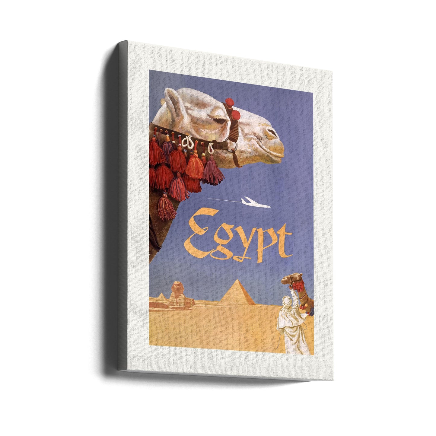 Egipt. Fly Twa (1960) Vintage Plakaty - Wydruki Artystyczne Przez David Klein | Wydruki na łótnie
