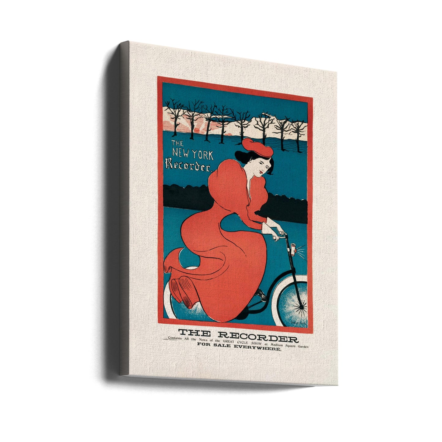 El registrador de Nueva York (1895) por GF Scotson Clark | Impresiones en Lienzo