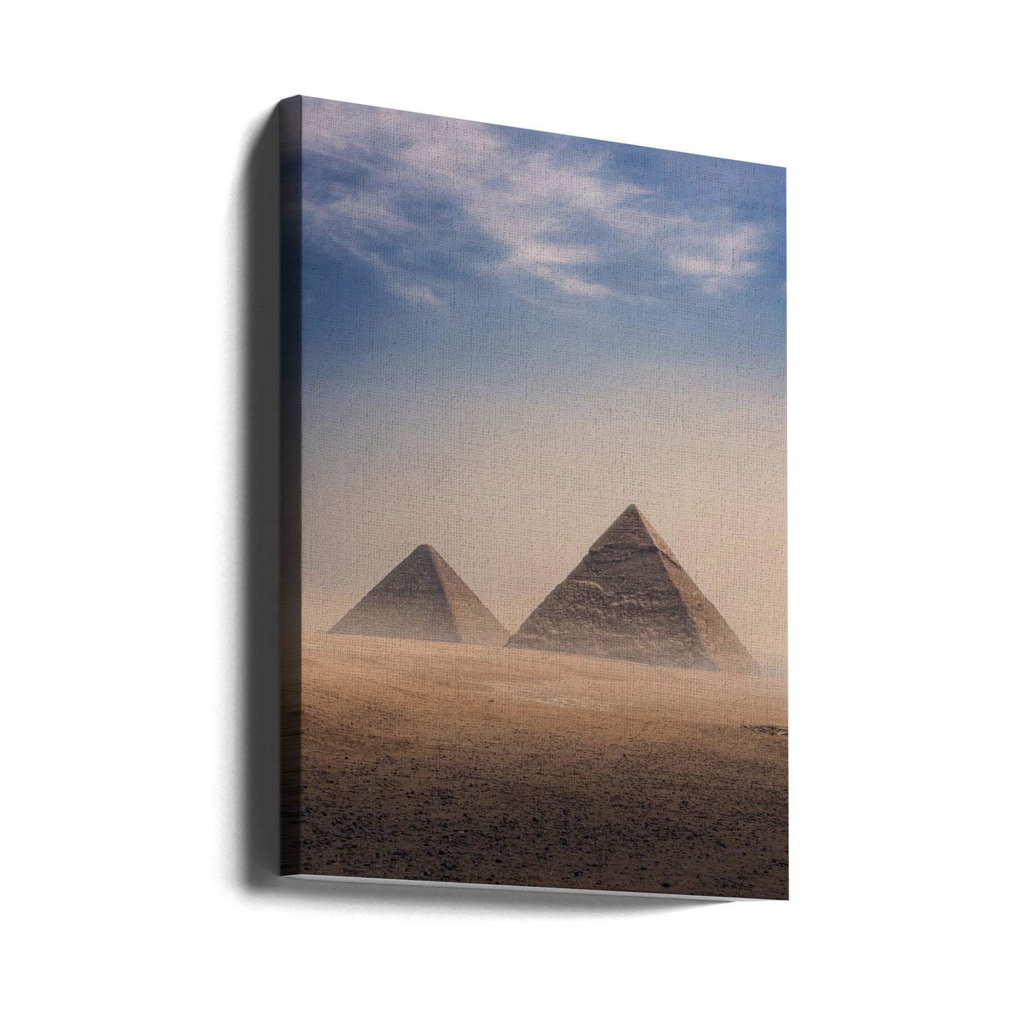 Große Pyramiden von Gizeh, Kairo, Ägypten | Leinwand-Bilder