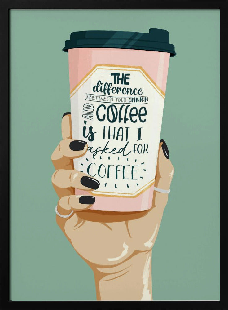 Bad om kaffe | Poster