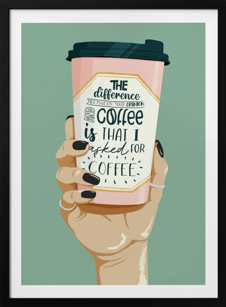Bad om kaffe | Poster